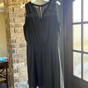 Gray Maurice’s sleeveless dress